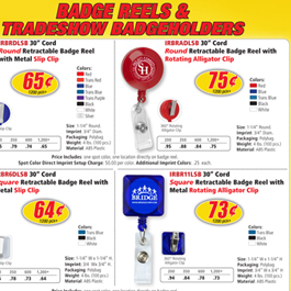 Badge Reels & TradeShow Badgeholders